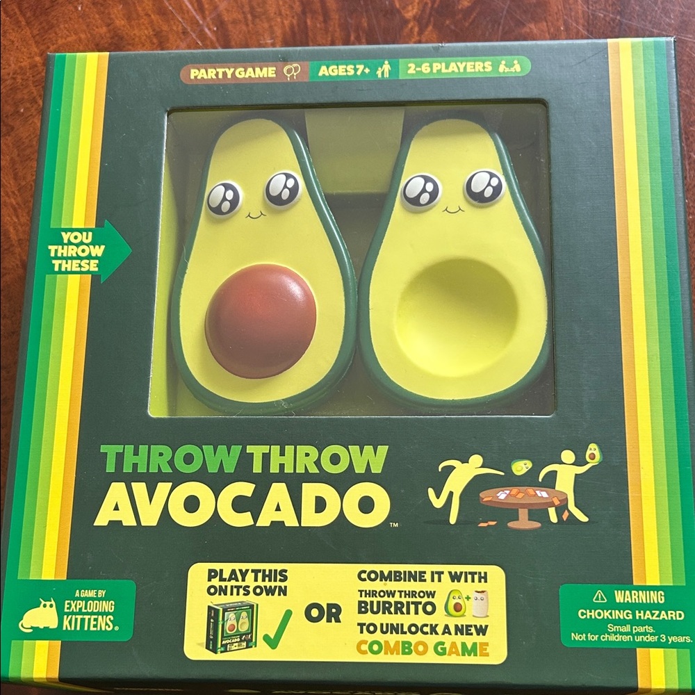 Throw Throw Avocado Party Game